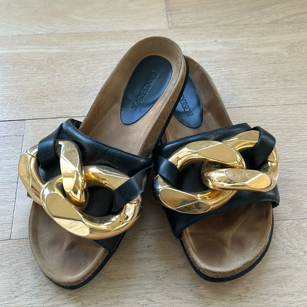 JW Anderson oversized chain sandals
